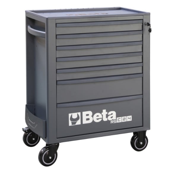 Beta Tools 7 Draw Rollercab - Grey - Rsc24/7-N