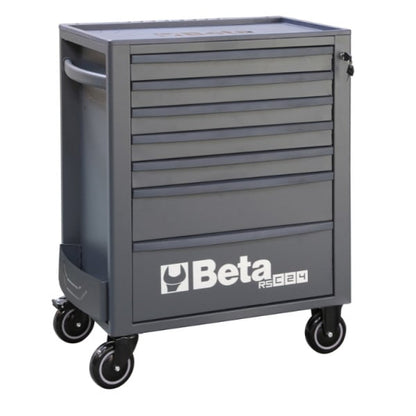 Beta Tools 7 Draw Rollercab - Grey - Rsc24/7-N