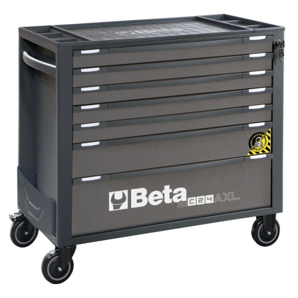 BETA TOOLS 7 DRAWER ROLLER CAB GREY RSC24AXL/7
