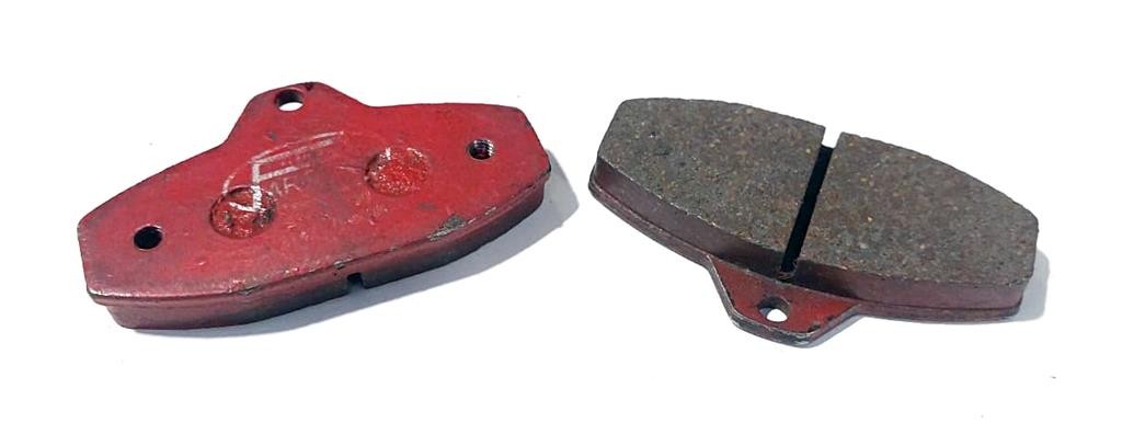Parolin Brake Pad Set Red 90x50mm