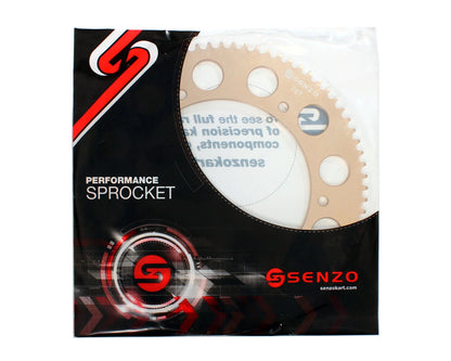 Senzo 219 Pitch CNC Gold Rear Sprocket