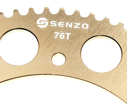 Senzo 219 Pitch CNC Gold Rear Sprocket