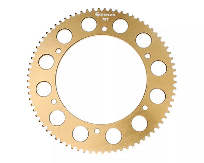 Senzo 219 Pitch CNC Gold Rear Sprocket