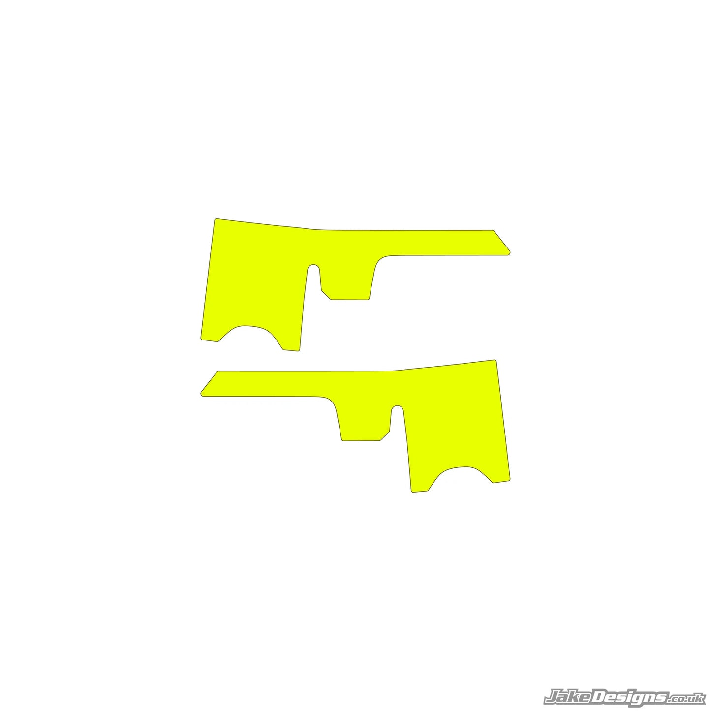 Rear Bumper End Sticker For Kg C3 / KG CLOB / OTK M10