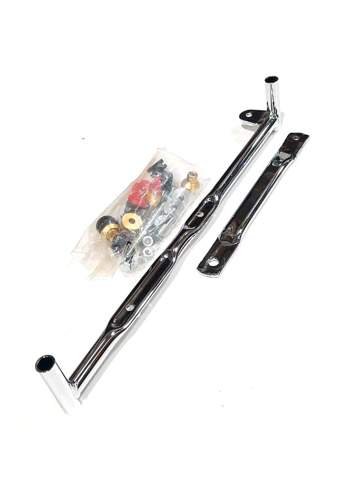 Chrome Radiator Stay Support Fitting Kit 370mm Clearance Sale