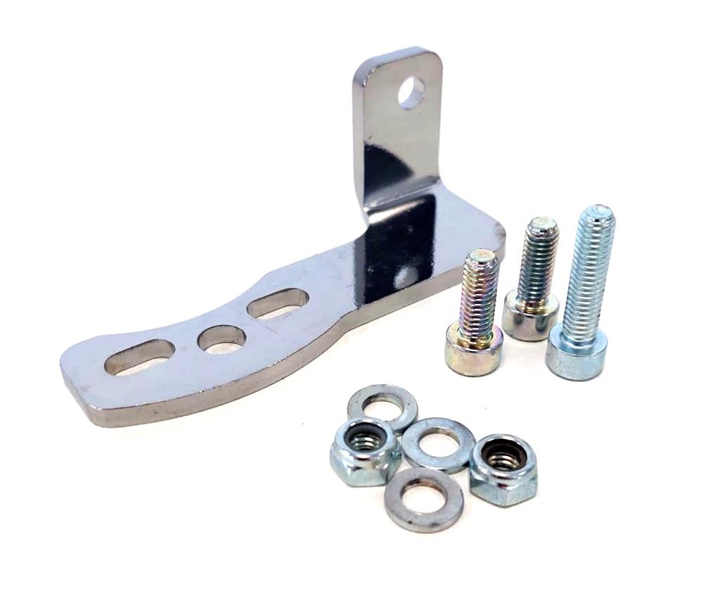90mm Chrome Bracket Kit M6/M8