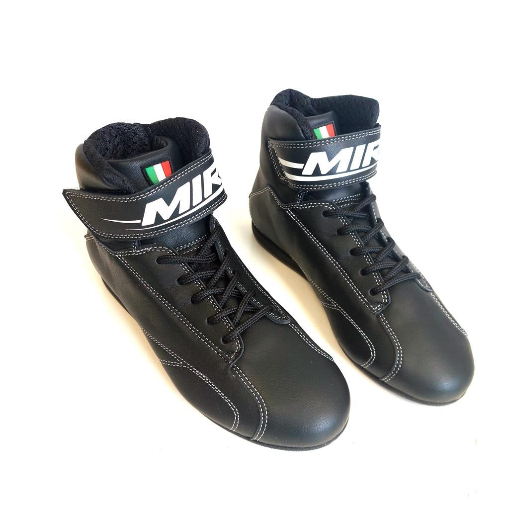 MIR 'Hobby' Black Kart Racing Boots