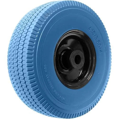 10" Blue Puncture Proof Wheel 4.10/3.50-4 for 20mm Axle Shaft