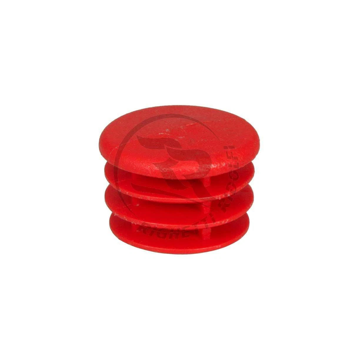 Rubber Caps For Tube Pipe 28mm/30mm Black/Red 4pk