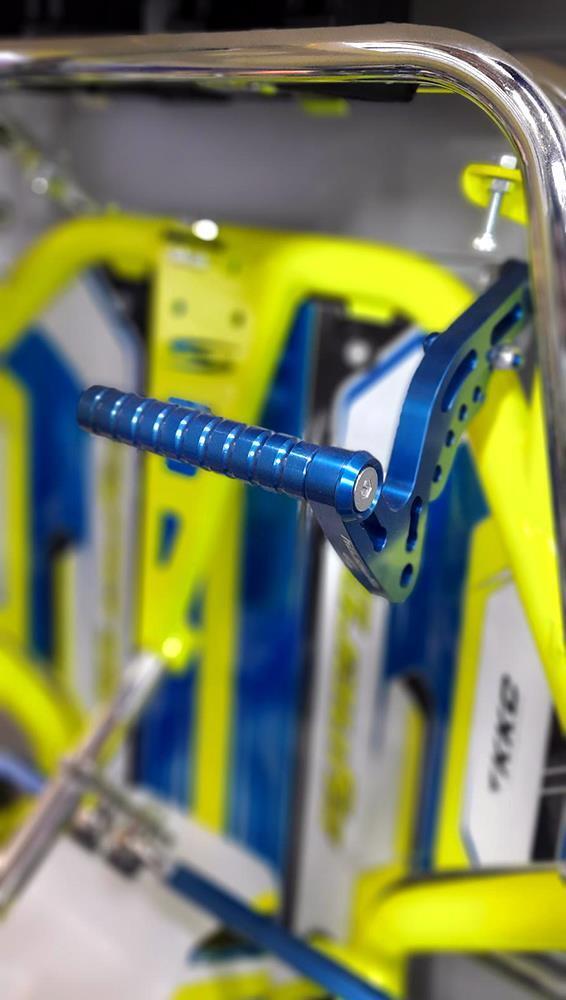 Aluminium Cadet Throttle / Brake Pedal Blue Bundle Deal