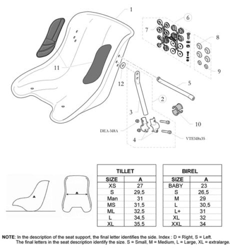 Freeline Seat Mounting Kit 10.5155.00