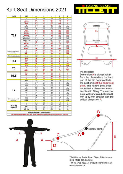 Tillett T14 VG Flexibility Seat
