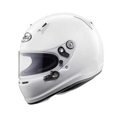 Adult Arai Sk-6 Helmet, Balaclava, Holdall & EVS R2 Neck Brace Support Racewear Bundle