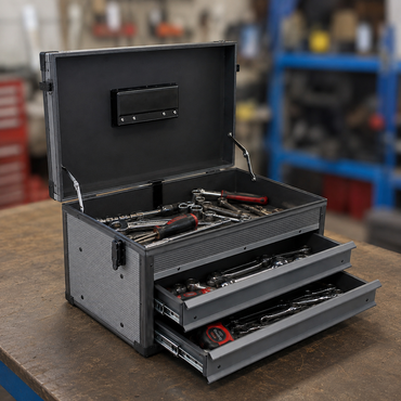 Senzo Professional Mechanics Toolbox (Double Drawer)