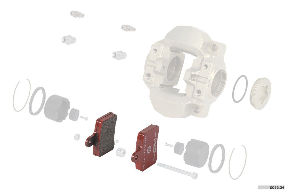 OTK Rear Brake Caliper Pad BSD / BWD (Single order 2 for a Pair)