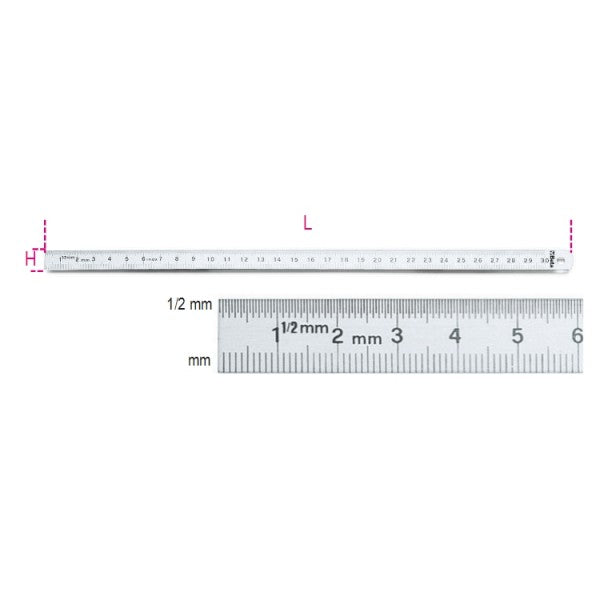 Rta Ruler Beta Tools Steel Flexible Rule 300mm – KKC Kart Components