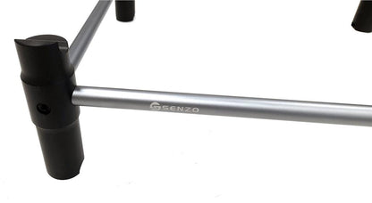 Senzo Chrome 4 Wheel Kart Trolley Stacker