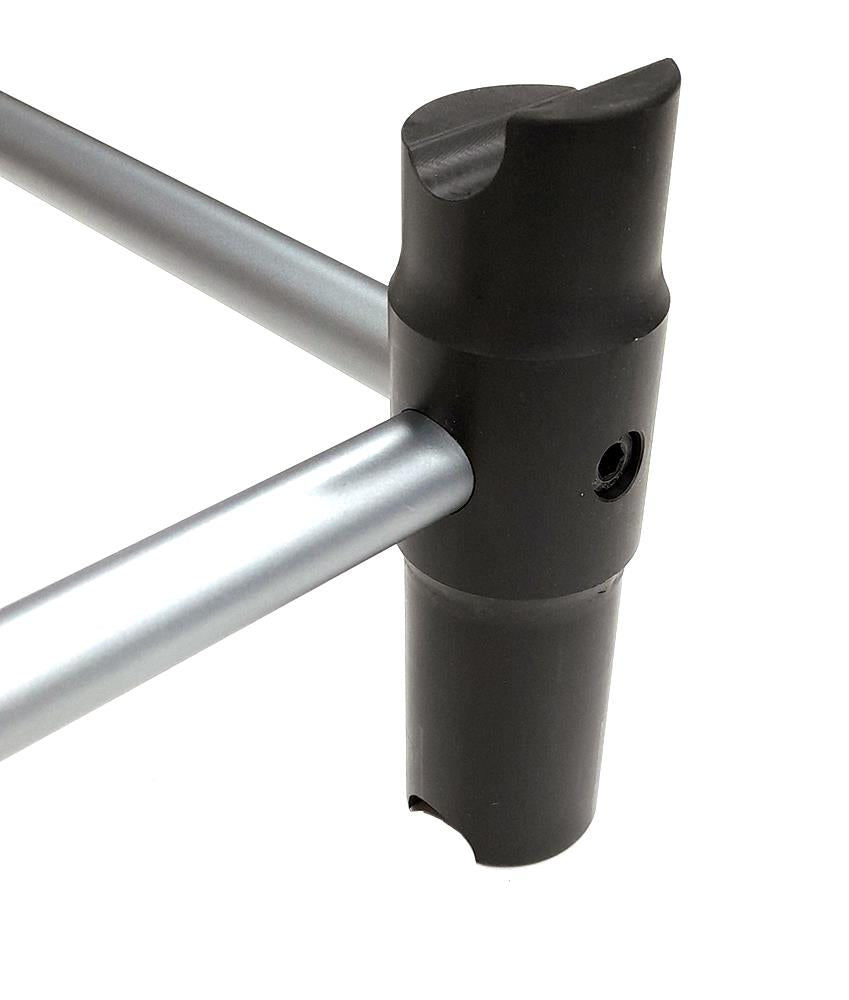 Senzo Chrome 4 Wheel Kart Trolley Stacker