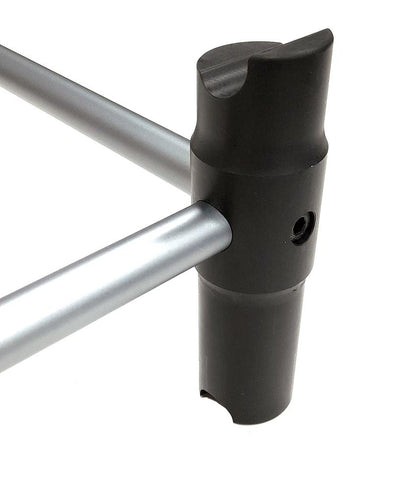 Senzo Chrome 4 Wheel Kart Trolley Stacker