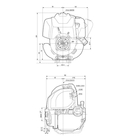 Honda GX25 Engine 2-Stroke 25cc