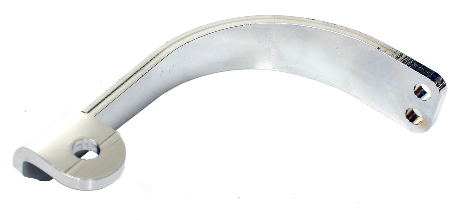 Chromed Exhaust Support Single Side Piece LH