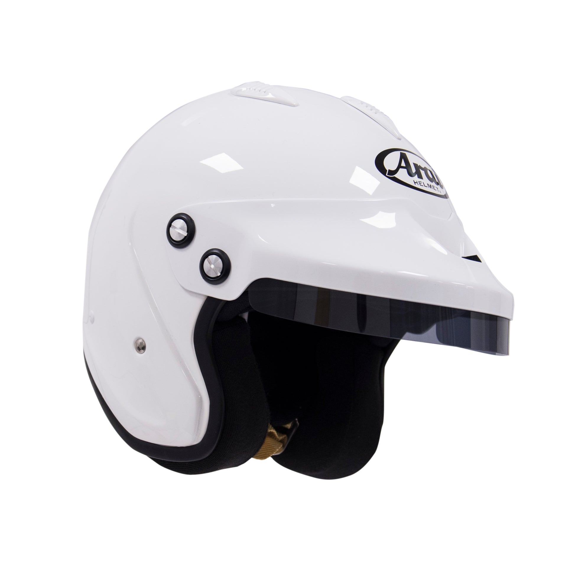arai helmet jet Arai GP-Jet/F W/ Hans Anchors White XS SA2010 – KKC Kart Components