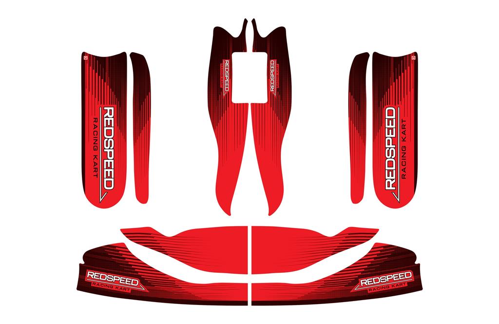 Mdk Racing Sticker M10 OTK Genuine 2022 Redspeed Sticker Kit – KKC Kart Components