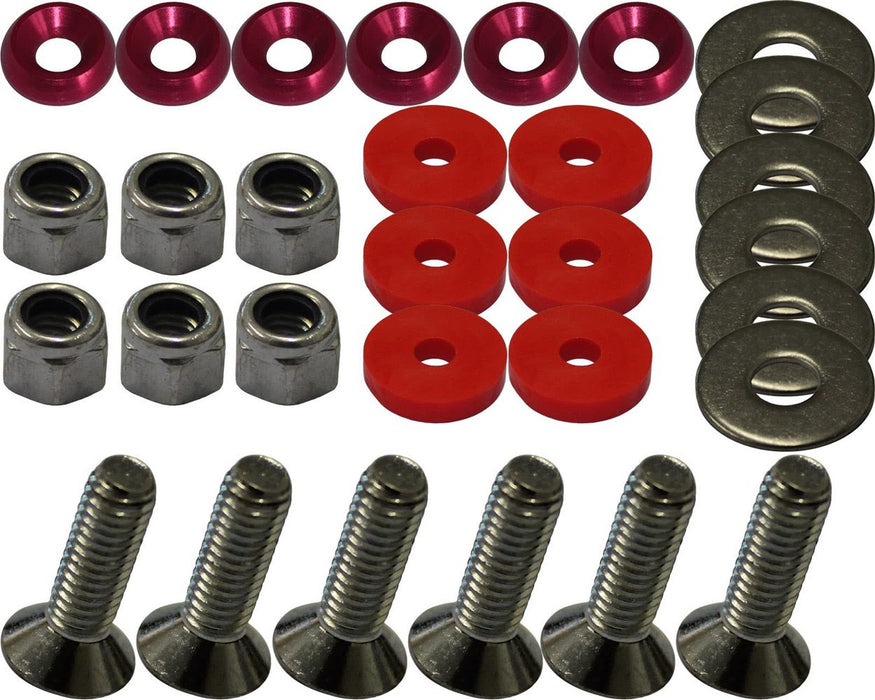 Floor Tray Fitting Kit With Red Washers