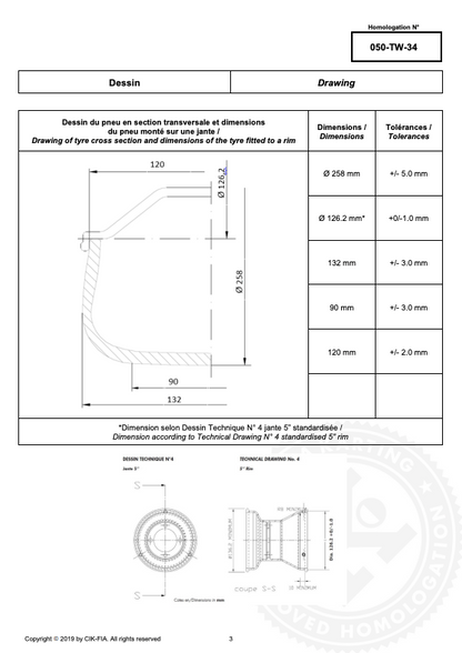Mojo W5 Wet Tyre Rear Only