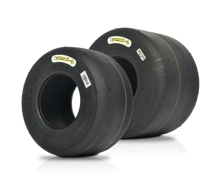 Komet X30 K2M Senior Slick Tyre Set 2022 Yellow Line
