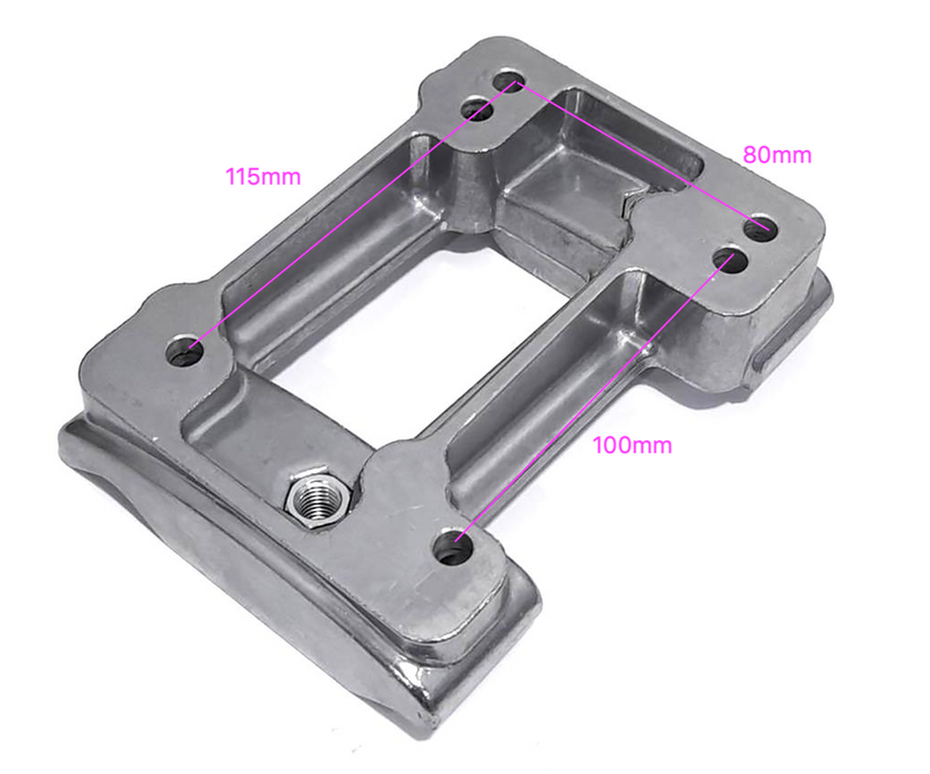 Freeline Engine Mount Inclined Undrilled Mini Rok X30 Rotax