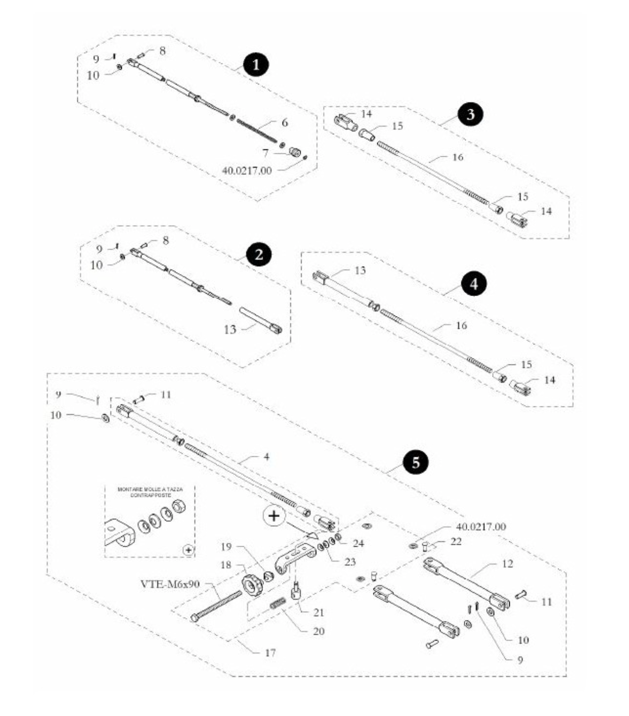 Freeline Brake Adjust Assembly Clevis