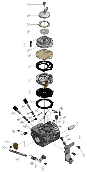 Iame Tillotson Carburetor HW31 X30/Gazelle/Swift Repair Kits