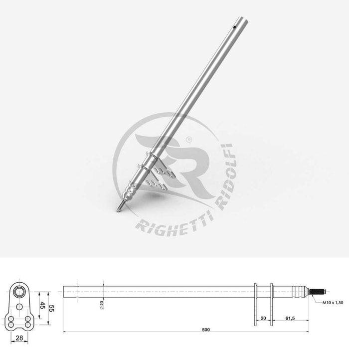 Steering Column M10 500mm OTK Style Easysteer