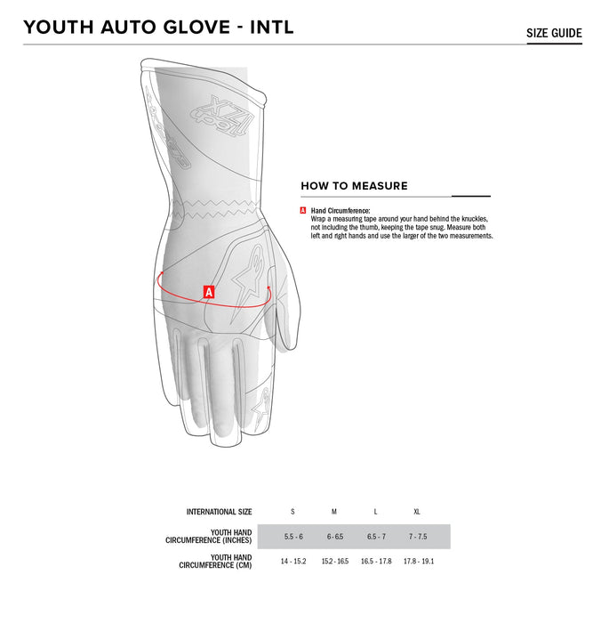 Alpinestars Tech-1 K Race S V2 Graphic Gloves Youth 3553122